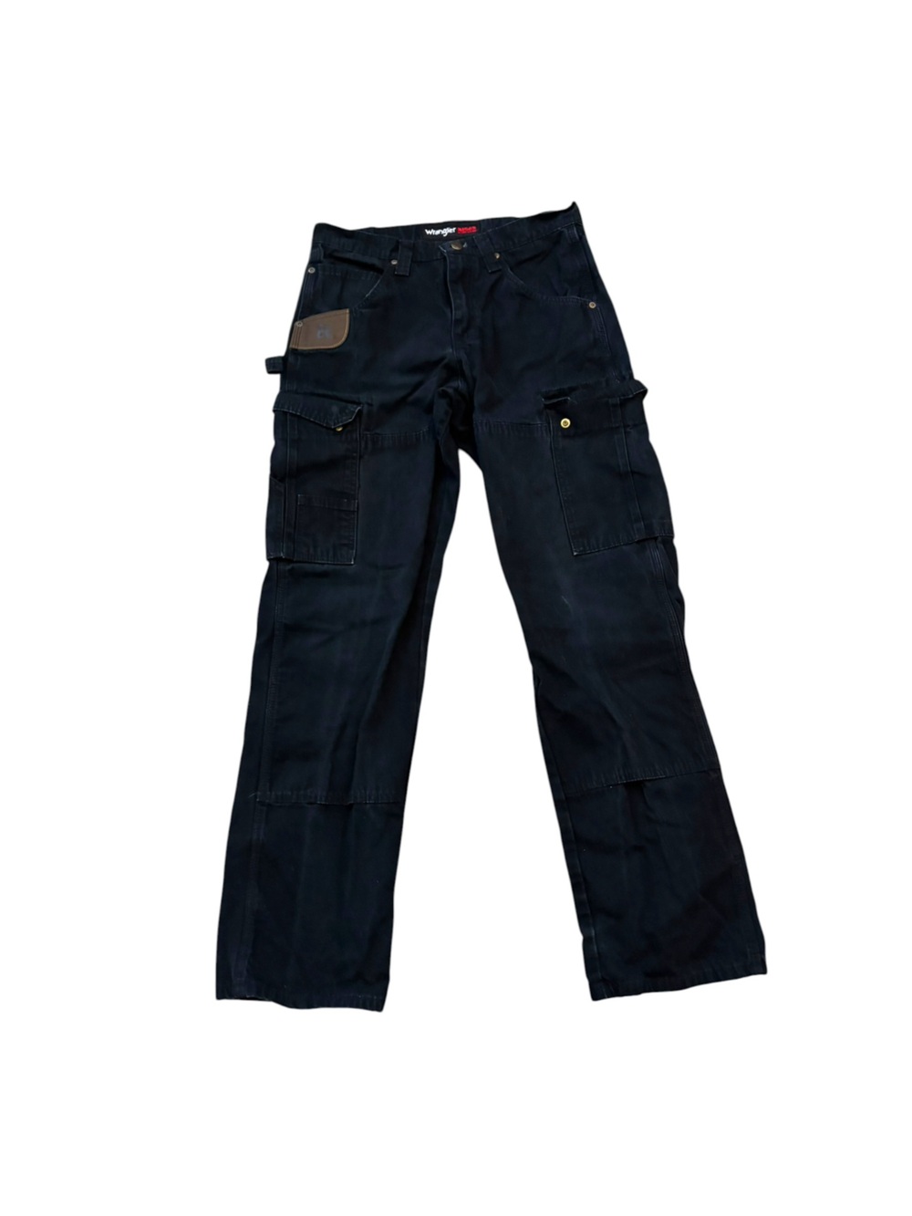 Wrangler Black Cargo Work Pants 30X32